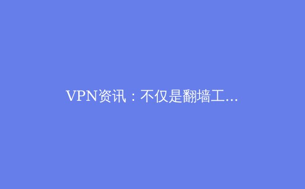 VPN资讯：不仅是翻墙工具，更是数字时代的隐私护盾与自由桥梁 - 2