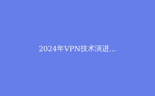 2024年VPN技术演进与隐私保护新趋势：不只是翻墙工具 - 4