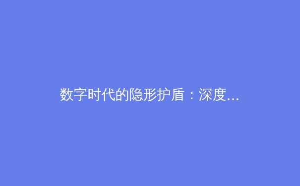 数字时代的隐形护盾：深度解析VPN技术演进与未来安全资讯 - 4